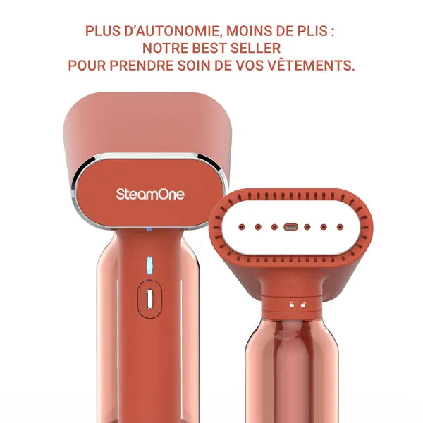 Défroisseur couleur rouille  - gros plan de la tête 
