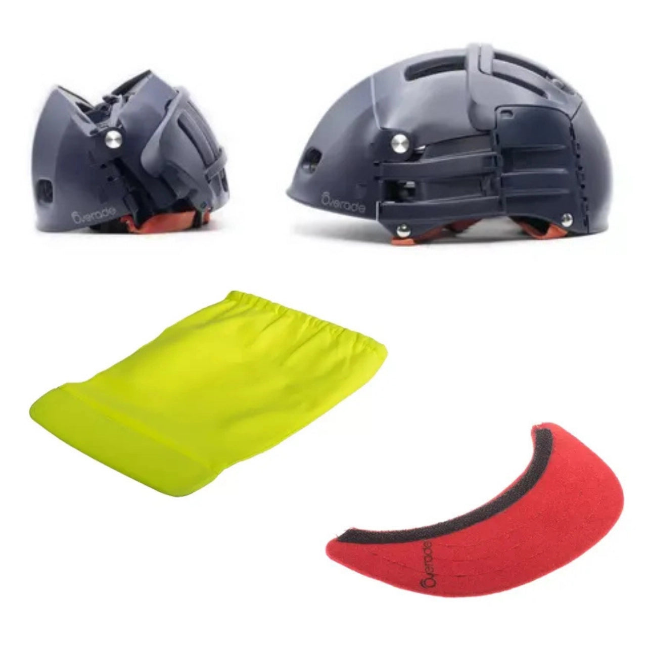 Kit casque pliable bleu marine