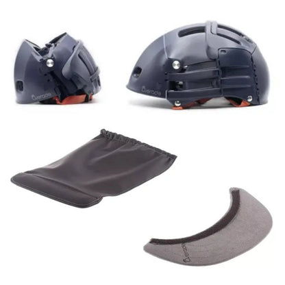 Kit casque pliable bleu marine