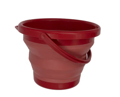 Set de jouets de plage 7-en-1 Schildkröt, version rose – vue du seau déplié