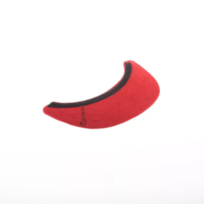 visière rouge PLIXI FIT de Overade - vue dans son entièreté 